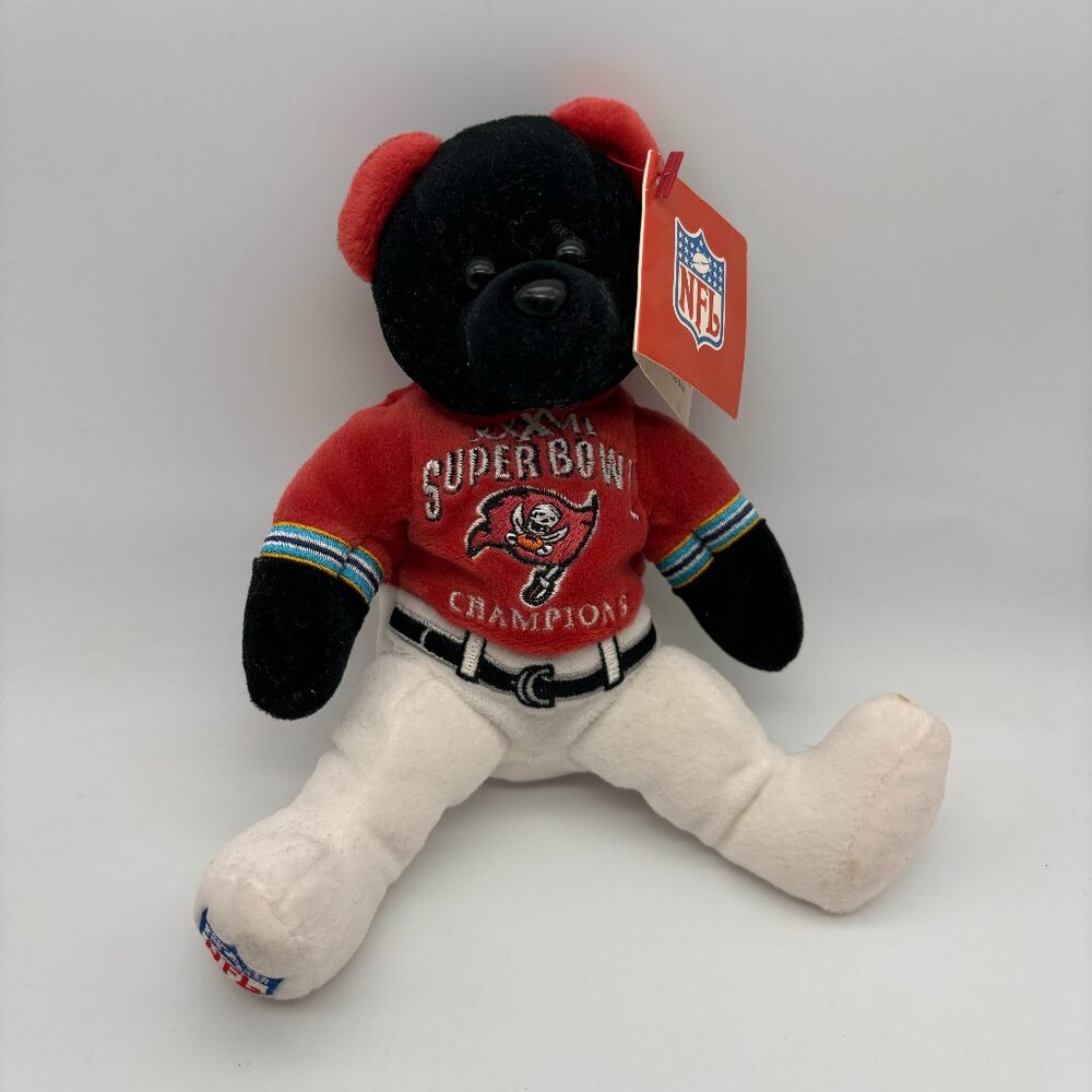 VTG NFL Team Bears Tampa Bay Buccaneers Super Bowl XXXVII Champs Bear w/ Tags
